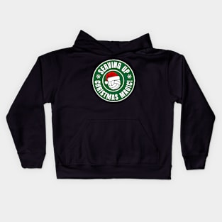 Volleyball Christmas Kids Hoodie